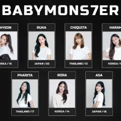 BABYMONSTER członkowie: Ahyeon, Ruka, Chiquita, Haram, Pharita, Rora, Asa.