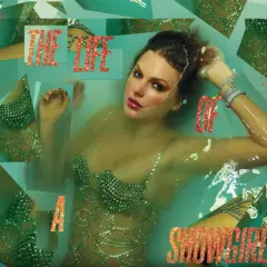 Taylor Swift w wannie, w błyszczącym stroju. Okładka sugeruje nowy album "The Life of a Showgirl".