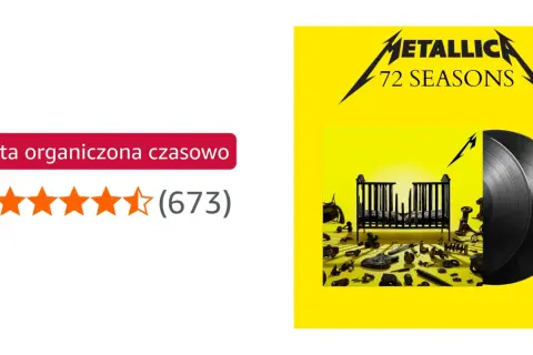 Okładka nowej płyty Metalliki "72 Seasons" z dwoma winylami.