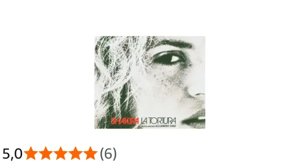 Okładka singla "La Tortura" Shakiry z Alejandro Sanz.